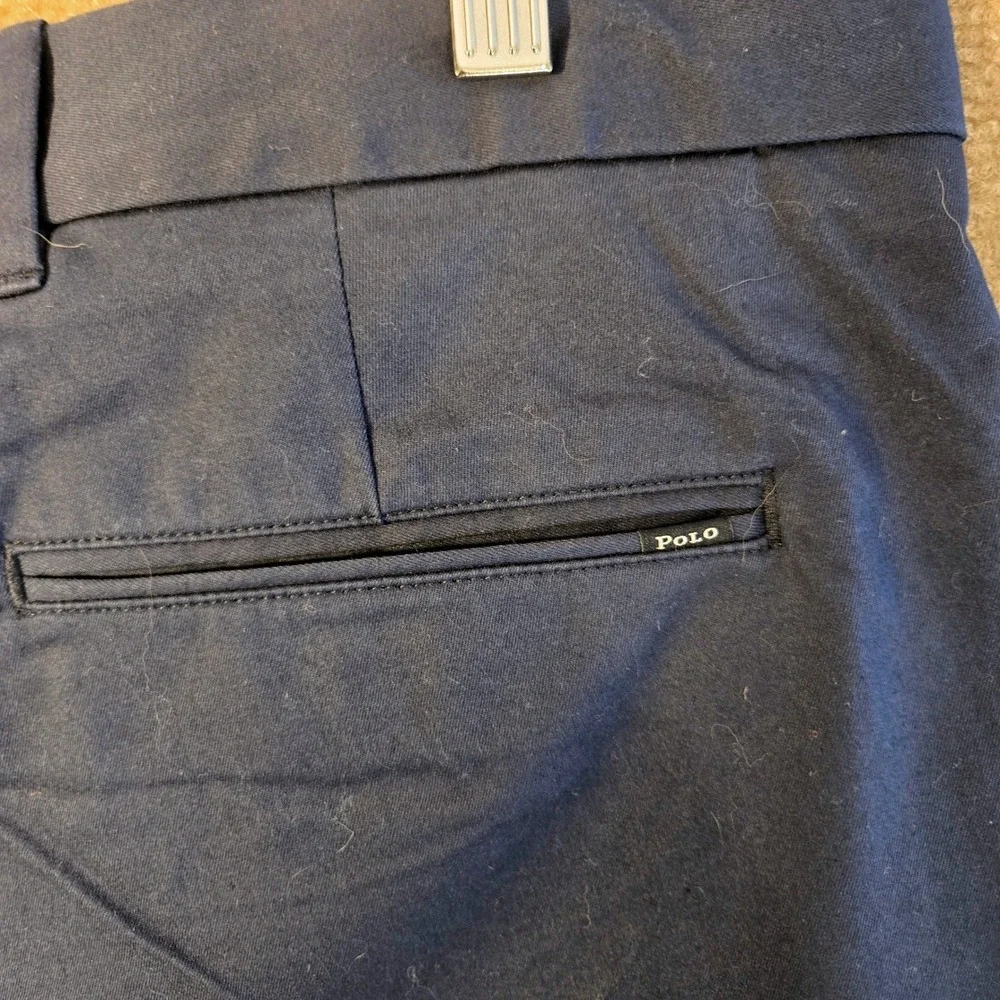 Polo Ralph Lauren Mens Navy Blue Performance Golf Tailored Fit Shorts‎ Size 33